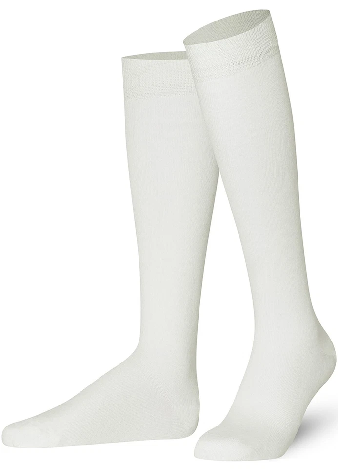 Calcetines hasta la rodilla unisex Mysocks lisos, algodón peinado, puntera sin costuras Foto 3 de 4