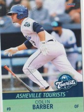 2021 Asheville Tourists Colin Barber RC Rookie Houston Astros