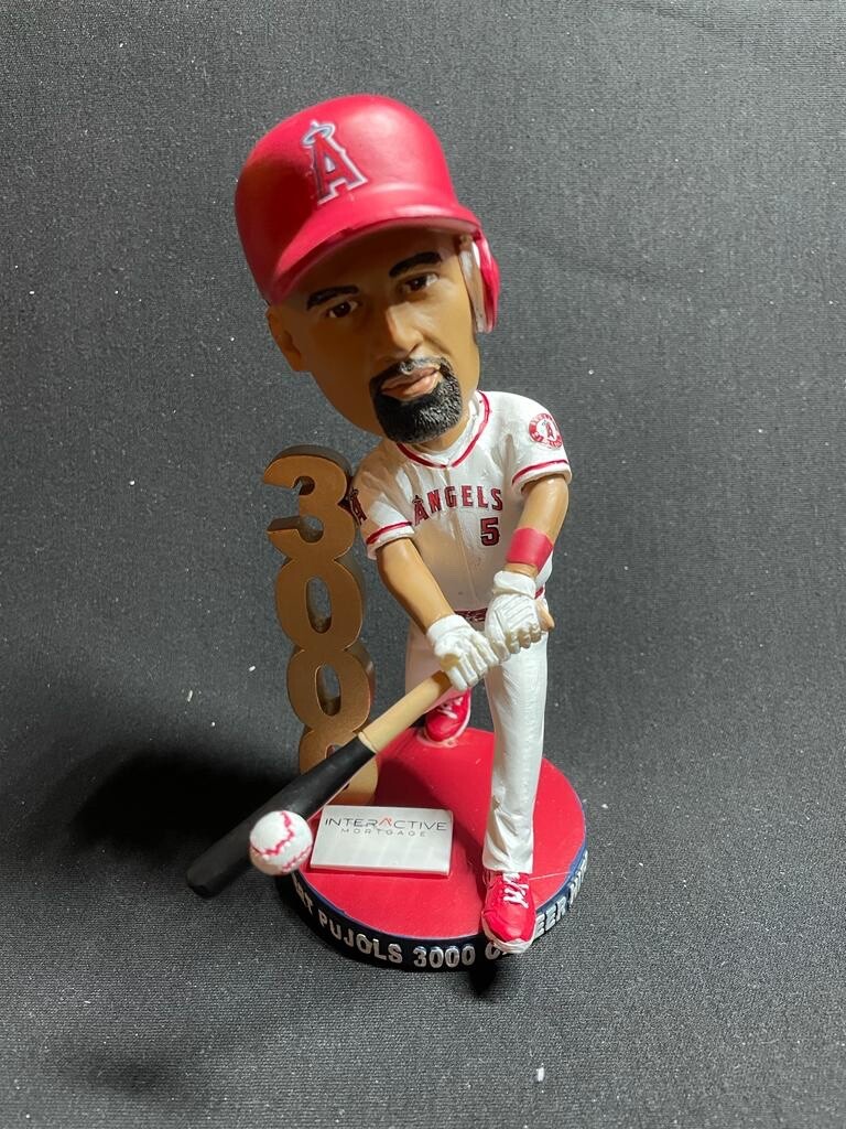 PUJOLS 3000hits 記念 bobble head Pujols 3,000 Hits Bobblehead