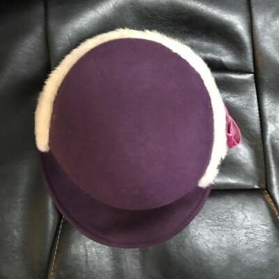 NWT Spanish brand Peregal Purple 100% Wool Hat MSRP $75 NWT Spanish brand Peregal Purple 100% Wool Hat | eBay main image 2