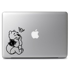 Pooh Looking Leaf for Macbook Air/Pro Laptop Car Window Bumper Decal Sticker