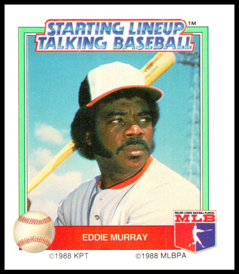 1988 Kenner Starting Lineup Talking Baseball AllStars Eddie Murray NM