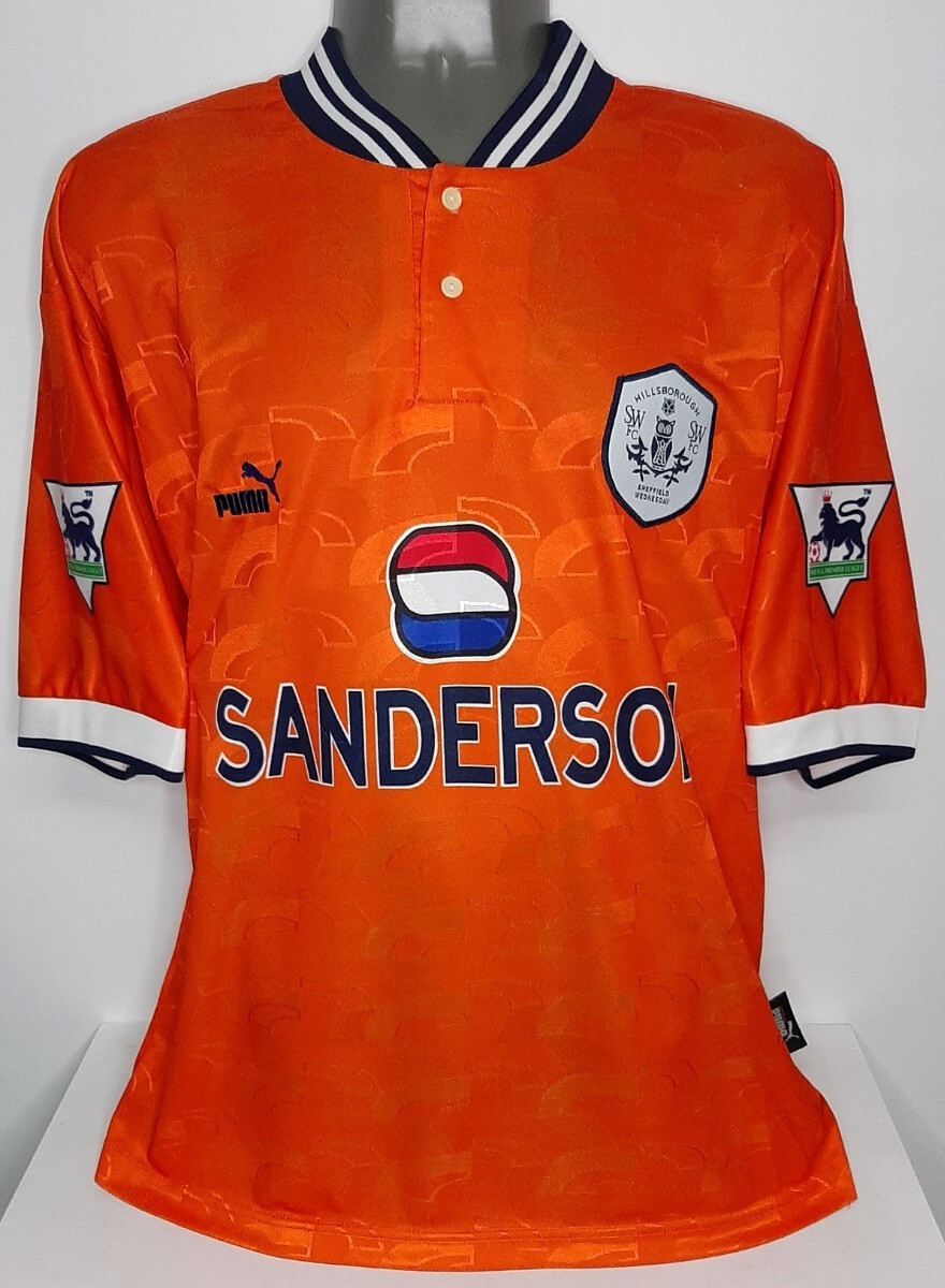 シェフィールドウェンズデー　97-99 ホームユニフォーム　puma PUMA SHEFFIELD WEDNESDAY AWAY 1997 DI CANIO L ORIGINAL