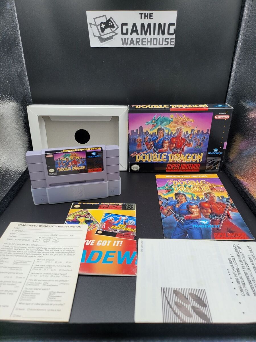 Super Double Dragon (Super Nintendo SNES) Complete CIB 31719199211