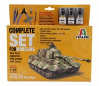 Modellbausatz Statischer Panzer Italeri Sd Kfz 182 King Tiger 1945 1/72