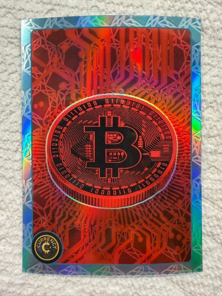 Aquamarine "Bitcoin #21" Cardsmith Currency Series 5, #1 of 15 ALPHA!!