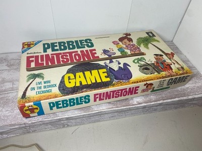 Pebbles Flintstones Board Game 1962 Transogram 100% Complete