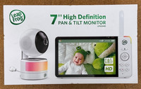LEAPFROG LF920HD 7 INCH HIGH DEFINITION SMART PAN TILT Baby Monitor NEW