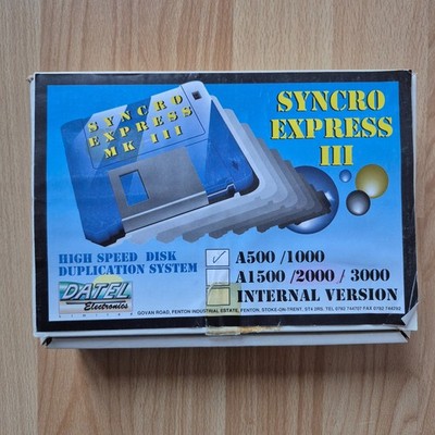   DATEL SYNCRO EXPRESS III   High Speed Disk Duplication   Commodore Amiga 500 