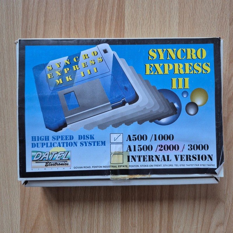 ✅ DATEL SYNCRO EXPRESS III ⭐ High Speed Disk Duplication ⭐ Commodore Amiga 500⚡️