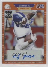 2021 Leaf Pro Set Metal 1989 Orange Rainbow 2/15 Asim Rose Jr #PA-ARJ Auto 8o1