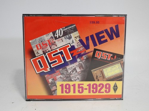 LOOKS UNUSED ORIGINAL PACKING QST VIEW 3 CD SET OF ALL QST's FROM 1915 TO 1929
