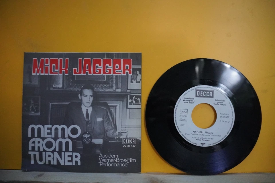 MICK JAGGER - Memo from Turner ("Performance") - WL-PROMO 7" 1970 Decca D Cvr NM - Bild 2 von 2