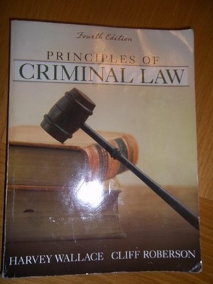 Principles of Criminal Law