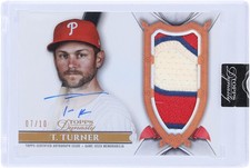 Trea Turner Philadelphia Phillies Signed 2024 Topps Dynasty #DAP-TT2 #7/10 Card