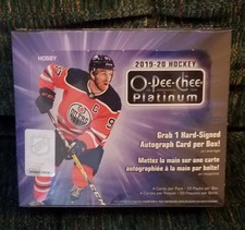 2019-20 OPC Platinum Hobby Box Rookie Nick Hughes Noah Fox Oliver Kakko Hayton