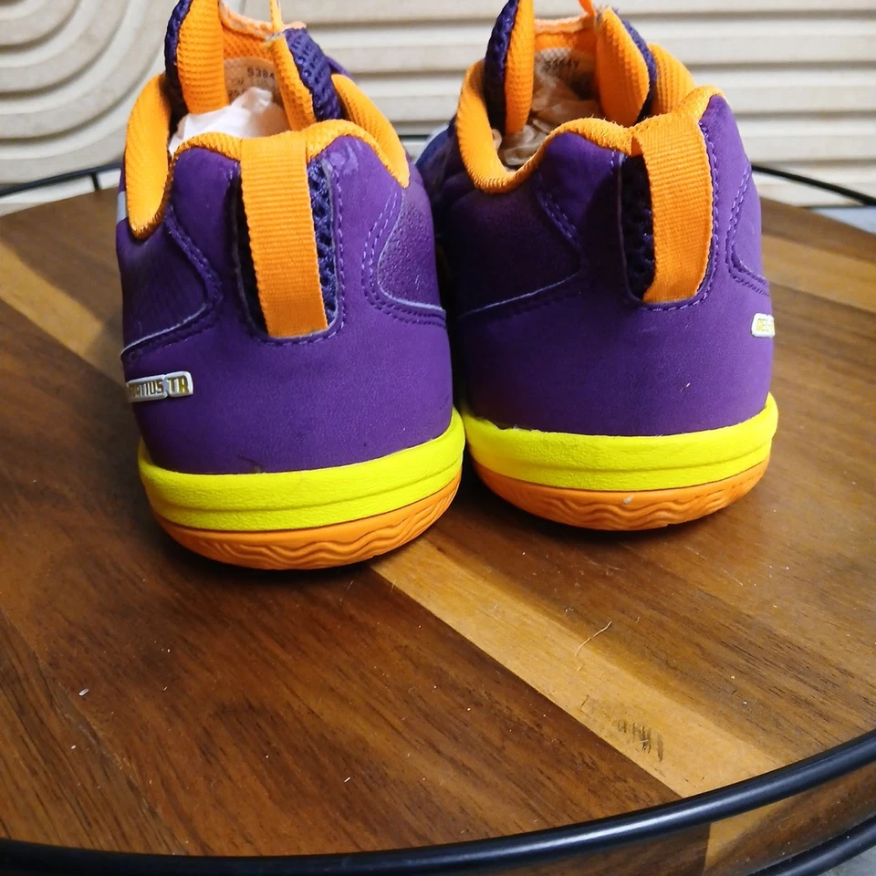 Zapatillas deportivas Asics Gel-Fortius S384Y púrpura bajas con cordones talla 8 para mujer Foto 4 de 4