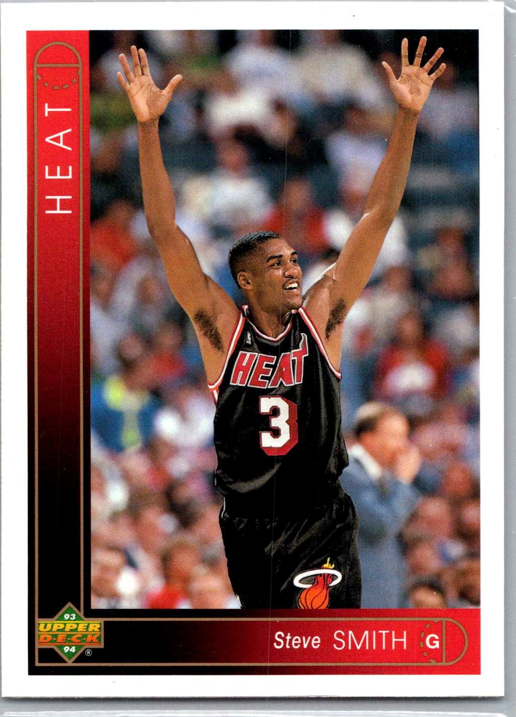 Steve Smith #142 1993-94 Upper Deck French Miami Heat MBKC#172