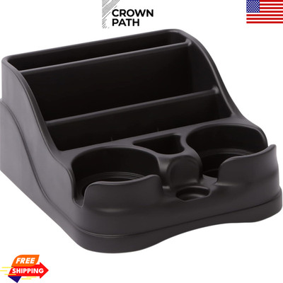 Universal Truck Console Car Cup Holder Floor Drink Storage Auto RV CD Organizer