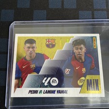 2025-26 Panini Este Liga Pedri&amp;Laminr Yamal Gold Sticker 