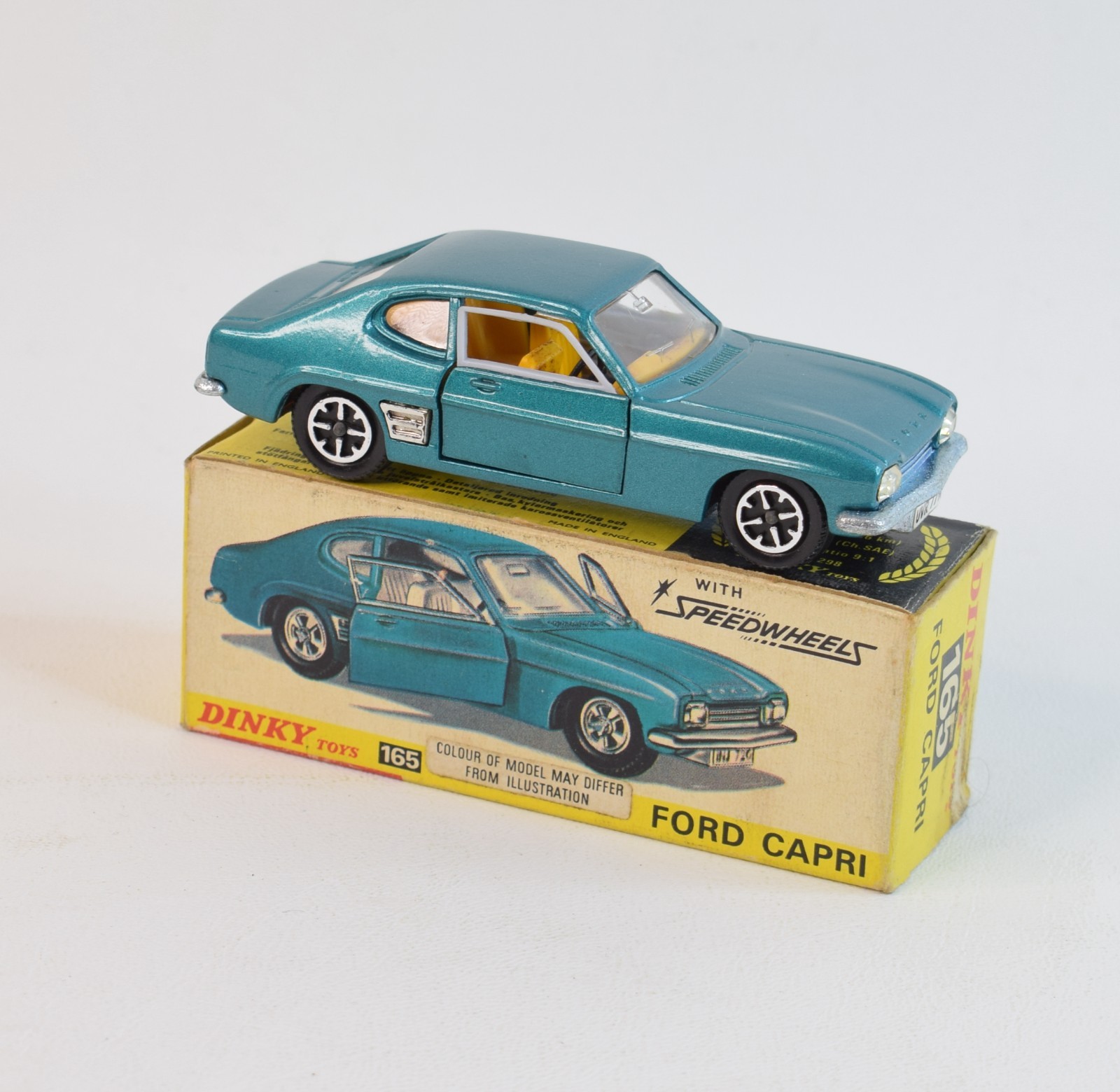 Dinky 165, Ford Capri - Free Price Guide & Review