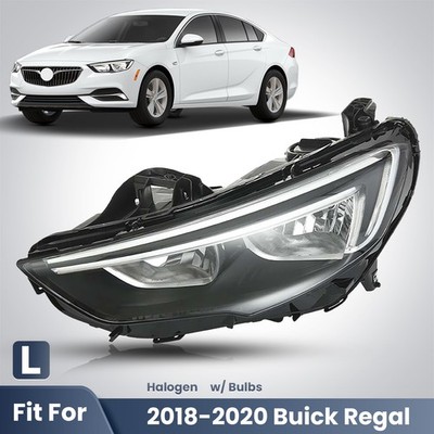 Halogen Headlight For 2018-2020 Buick Regal with Bulb Left Driver Side