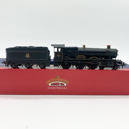Bachmann Branchline 32-002A Hall Class 4971 Stanway BR forrado negro desgastado en muy buena condición | Condition: Used