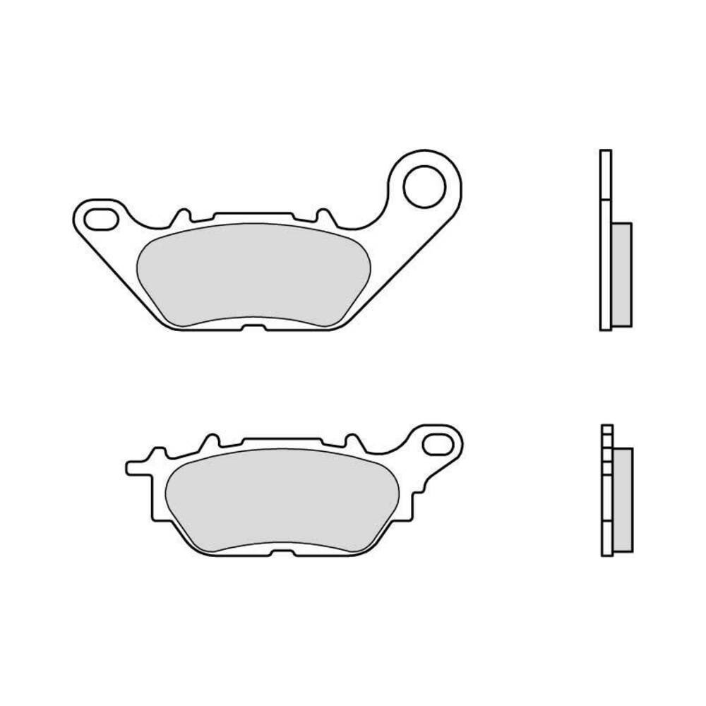 Brembo Brake Pads Carbon Ceramic CC rear 07114 1 Fit MBK Ocito 125 2017 - Image 16