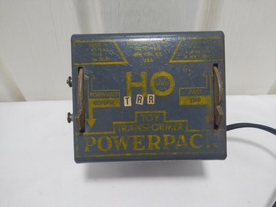 Vtg Louis Marx 6030 HO Toy Transformer Power Pack 115 V AC 60 Cycles Untested 