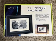 OPEN Box GFM 7-inch LCD Digital Photo Frame with 2 Interchangeable Frames