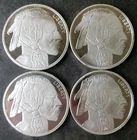 Lot of Four SilverTowne 1oz Silver Buffalo Rounds