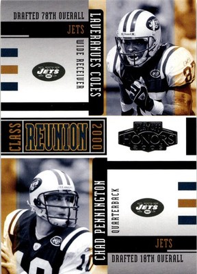 2005 Playoff Honors #CR-11 Laveranues Coles / Chad Pennington Class Reunion