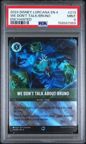 We Don't Talk About Bruno graded PSA 9 for sale on eBay