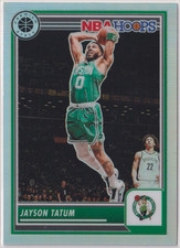 Jayson Tatum 2023-24 Panini NBA Hoops Premium Stock Silver Prizm Boston Celtics