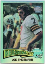 2001 Topps Archives Reserve - Refractor #416 Joe Theismann Redskins