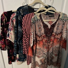 Five Women’s Tops Large And Extra Large