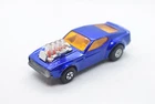 Matchbox Superfast Rolamatics No 10 Dark Blue Mustang Piston Popper Lesney