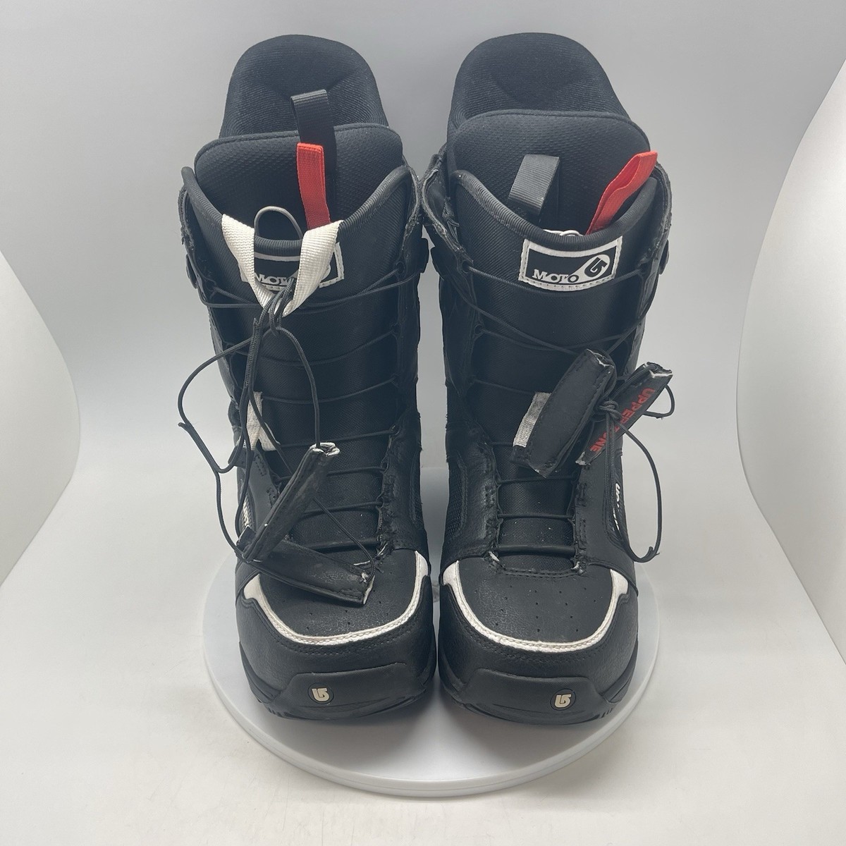 Burton Moto Snowboard Boots Mens 9.5 Black Winter Sports Athletic