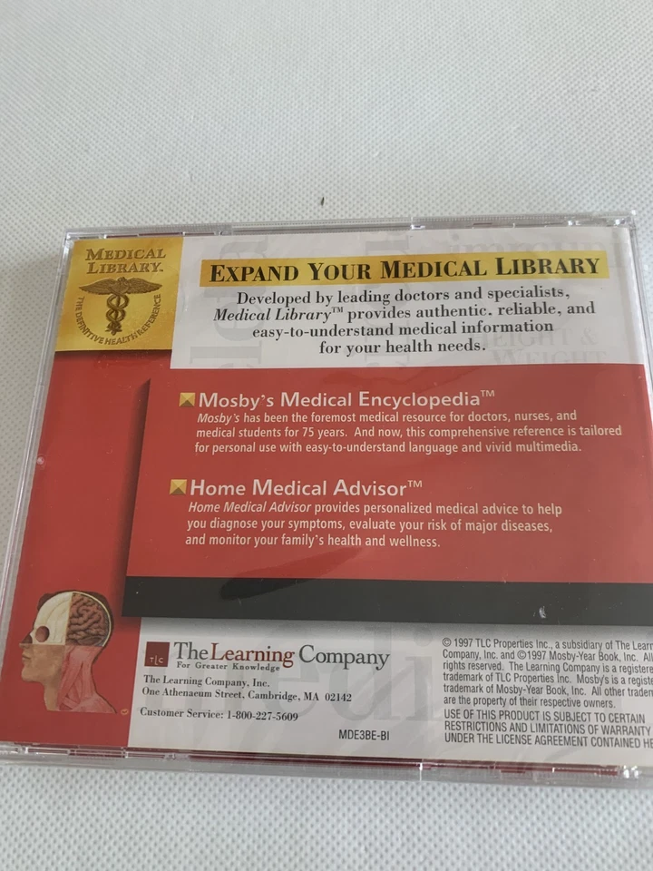 NEW CD Mosby's Medical Encyclopedia V2.0 Atlas  Human Body The Learning Company - Image 2 of 4
