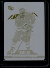2022-23 Upper Deck Allure #12 Nikolaj Ehlers Printing Plates Yellow #/1