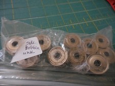Lot Of 10 Vintage Bobbin Sewing Machine 1 Hol...