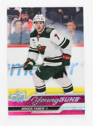 2023-24 Upper Deck Extended Series Acetate Young Guns Brock Faber #215 Rookie RC