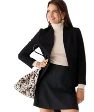 J. Crew Going Out Blazer Stretch Twill Black Size 14