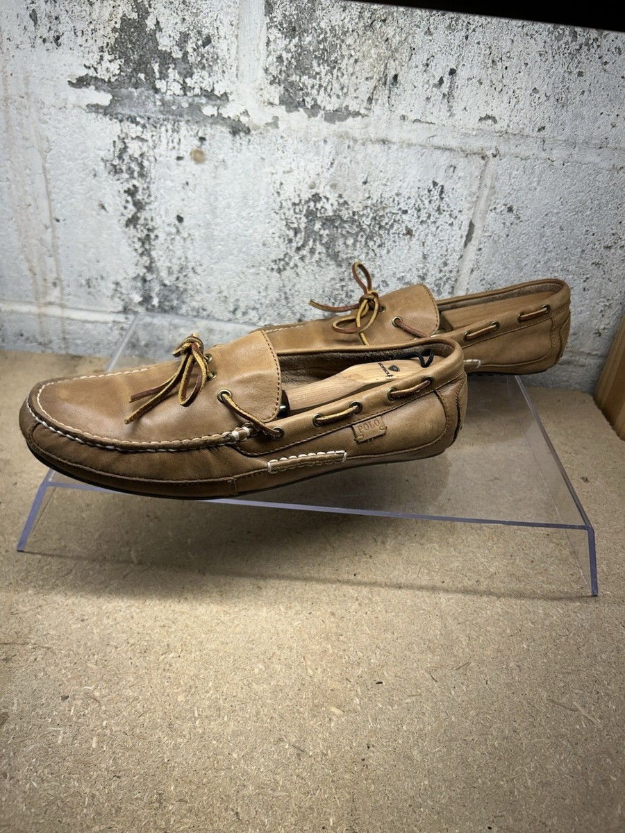 Polo Ralph Lauren Loafers Mens 9.5 D Wyndings Driving Moccasin Leather Shoes Polo Ralph Lauren Mens Wynding Driving Style Penny Loafer  main image 3