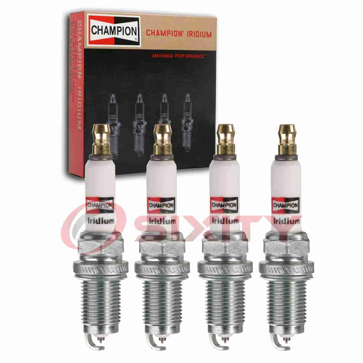 4 pc Champion Iridium Spark Plugs for 2001-2015 Volkswagen Jetta 2.0L L4 zt