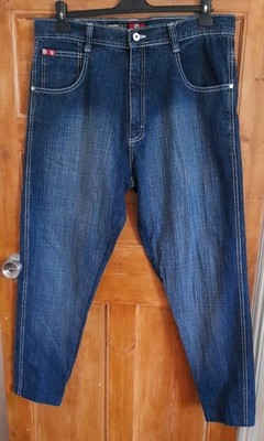 Vintage Y2K South Pole Red Tab Jeans Rn82628 Size 38'' Baggy Fit ￼ J109