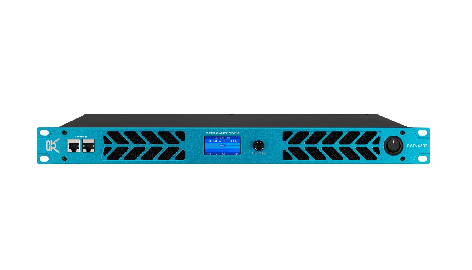CVRAudioDSP-4302BLUEProfessionalPowerAmplifier4300Watts2-chennel8-Ohms