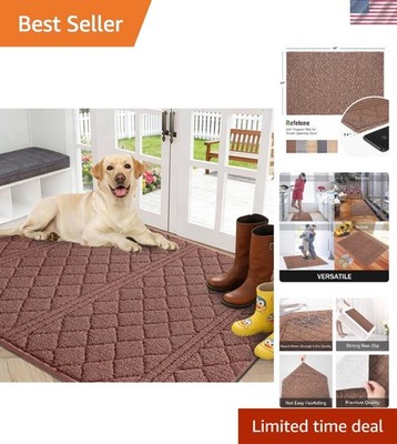 Modern 32x48 Indoor Doormat - Absorb Moisture & Trap Dirt for Clean Floors