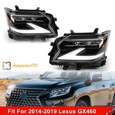 LED Headlights For Lexus GX460 2014-2019 DRL w/Sequential Turn Signal Front Lamp
