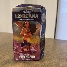 Disney Lorcana The First Chapter Starter Deck Amber Amethyst BRAND NEW SEALED